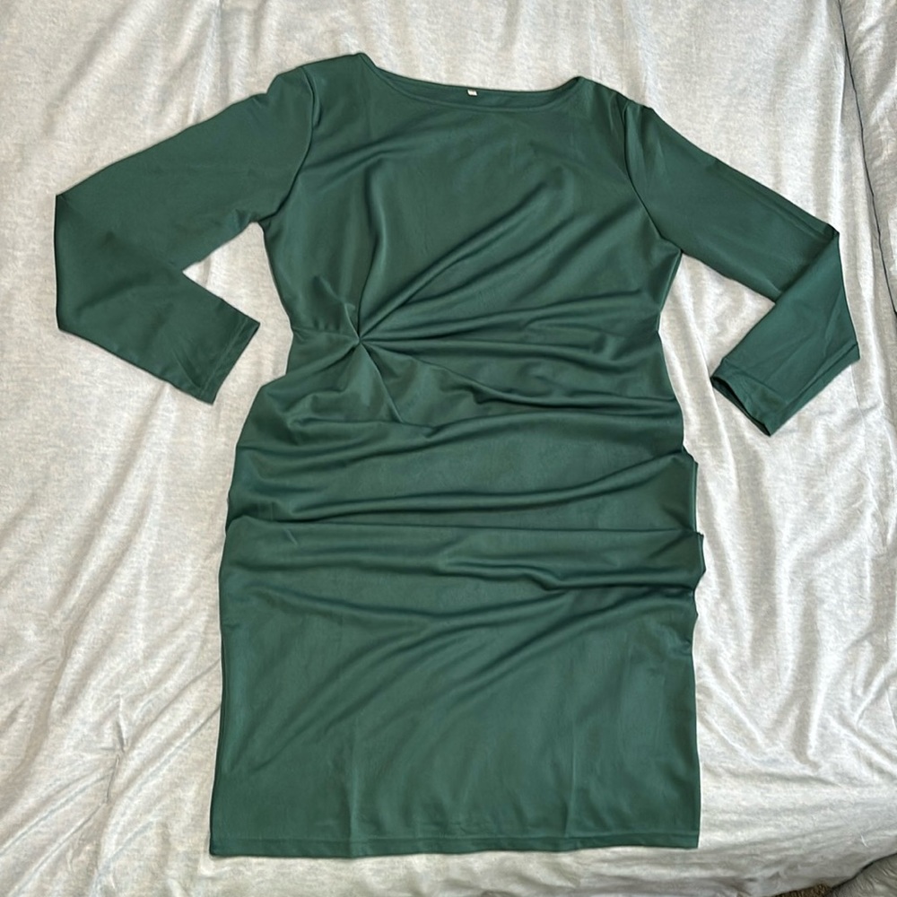 Green Cocktail Dress XXL